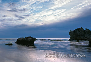 rock formation at the beach