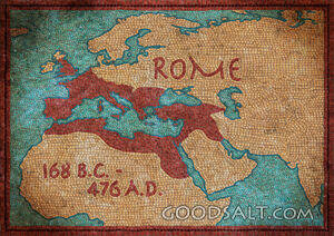 Roman Empire Mosaic Map