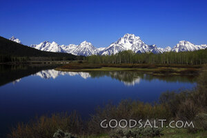 WYOMING. Teton National Park. Teton range in early spring re
