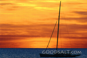 Sail Boat at Sunset