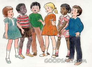 Six Children Singing