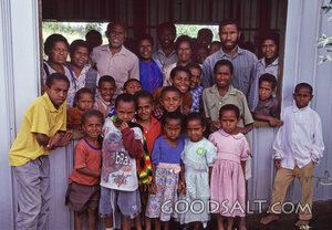 Small Country Church Congregation Near Goroka, PNG