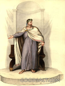 Pontius Pilate ruler trial of Jesus wash hands judgment seat laurel wreath crown