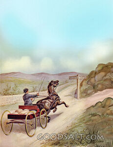 crossroads decisions of life wrong and right way responsibility choices horse wagon