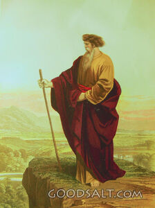 Moses death old man Mount Nebo look over Promised land