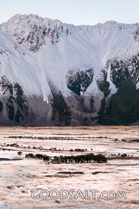 snow-bound mountains and icy river plains.