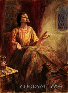 Solomon Praying for Wisdom