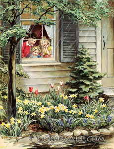 Spring Picture- Watching Rain