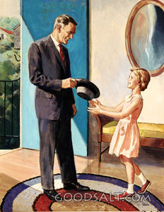 Taking Hat from Guest