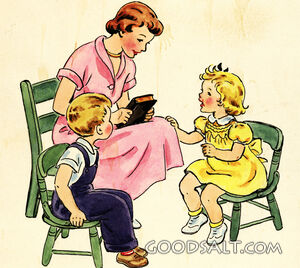 Teacher Reading Bible