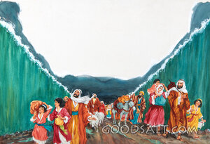 The Exodus - Parting of the Red Sea