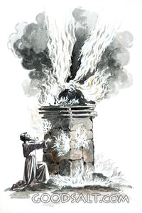 The Fire of the Lord Consumes the Offering