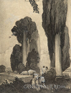 The Garden of Eden - Brown Tinted Image