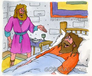 The Paralyzed Man Hears About Jesus