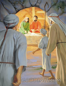 The Shepherds Come with haste