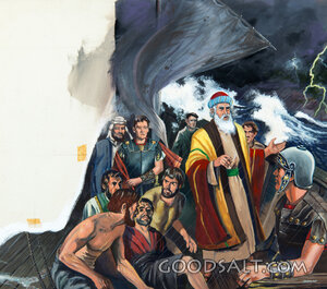 The Storm As Paul Is Being Taken to Rome