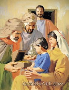 The Wise Men Visit Jesus