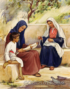 Timothy with Mother and Grandmother