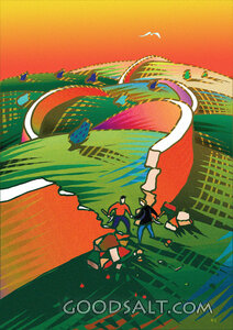 Two Men Breaking Down Wall