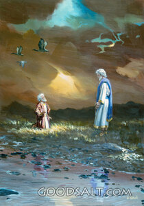 John and Jesus on Patmos