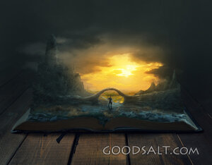 Walking Through a Book Landscape