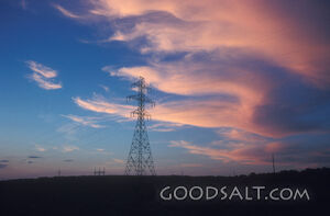 Wavy Clouds at Sunset