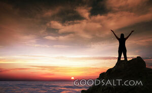 Woman Lifting Her Arms