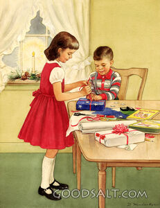 Wrapping Christmas Gifts