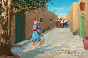 Zacchaeus Races to Sycamore Tree